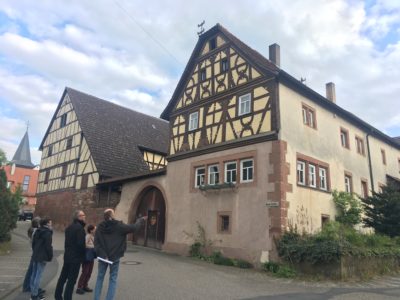 Schöne alte hergerichtete Fachwerk-Häuser